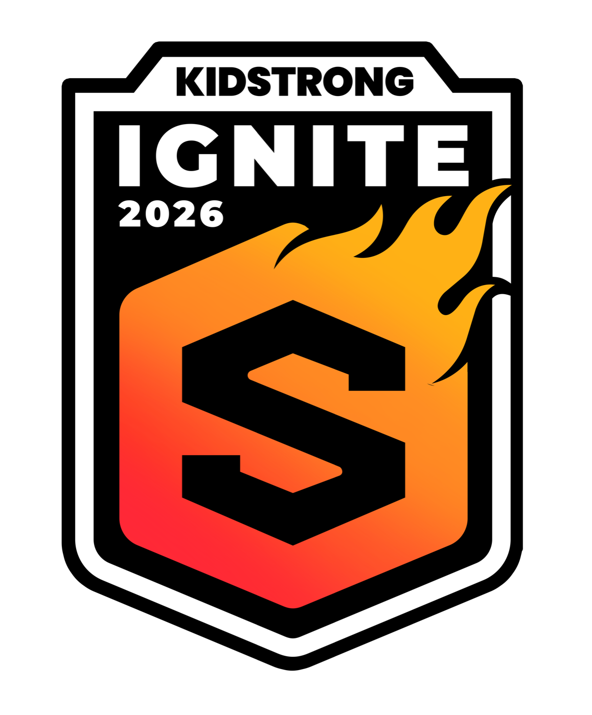 KidStrong Ignite 2026 flame lockup